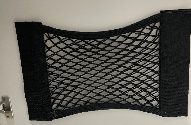 Adhesive Trash Bag Storage Net