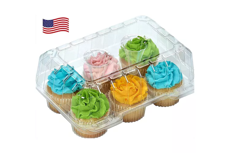 Decony Clear Cupcake Boxes